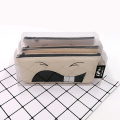 Funny expression cute canvas pencil case