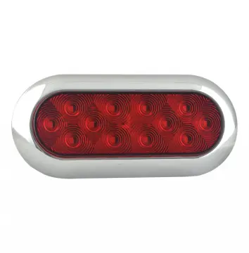 DOT 6 inches Oval Truck Rear Stop Lighting