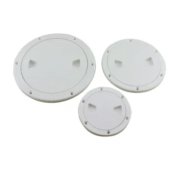 ABS Plastic Deck Round Inspection Plate Hatch for Boat Marine Hardware