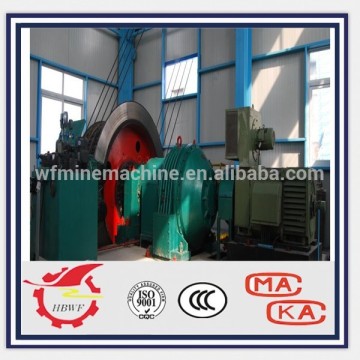 friction mine hoist for deep mine
