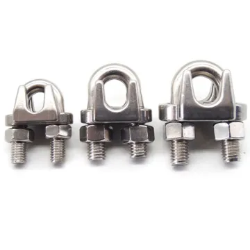 High Precision US Forged Stainless Steel Wire Rope Clips: 304 SS316 Rigging Hardware Fittings