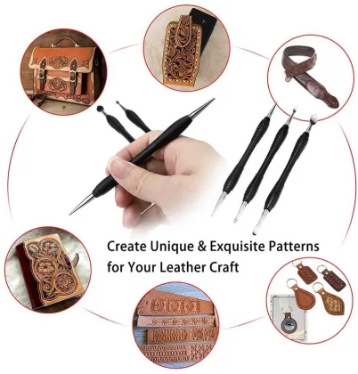 Leathercraft Modeling Tool Kit - 3 Pcs (S, M, L Sizes)