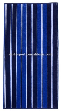 Stripe sport towel with 100%cotton