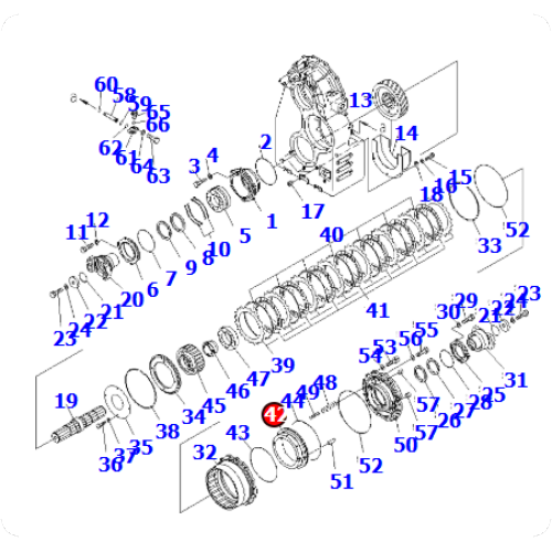 Loader WA600-6R Piston 426-15-43360