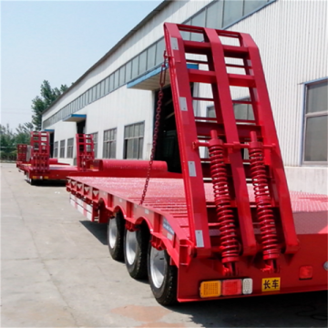 3 Axles 60 tons low bed Semi-trailer