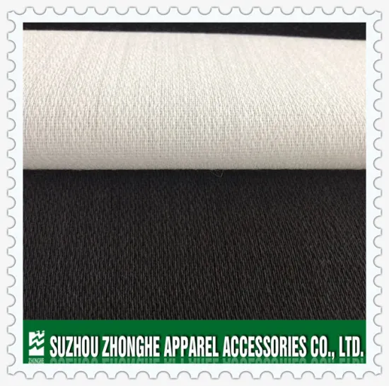 High quality woven fusible enzyme washing interlining
