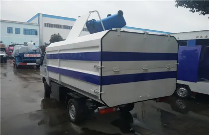 Cheap new energy electric small mobile refuse truck