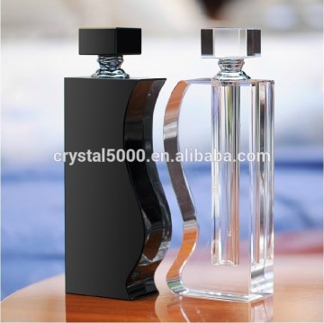 Brand unique crystal empty perfume bottle for wedding gift