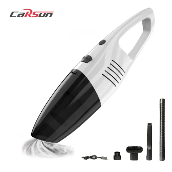 CARSUN Mini Portable Wireless Car Vacuum Cleaner for Dry and Wet Cleaning