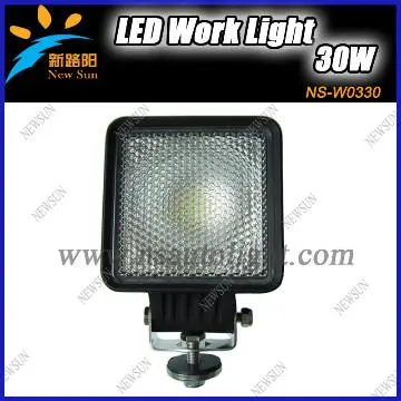 30W Led worklight car truck jeep suv boat Off road 4x4  ATV 4WD light