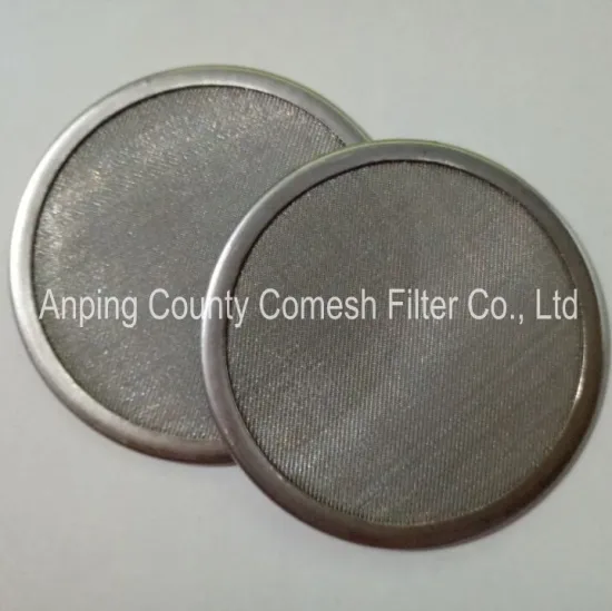 304 Stainless Steel Sintered Porous Filter Disc