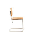 Wholesale Modern Armless Bow Chair Living Room Rattan Dining Chair Chaises Rotin Sillas Comedor Cadeiras De Jantar Cane