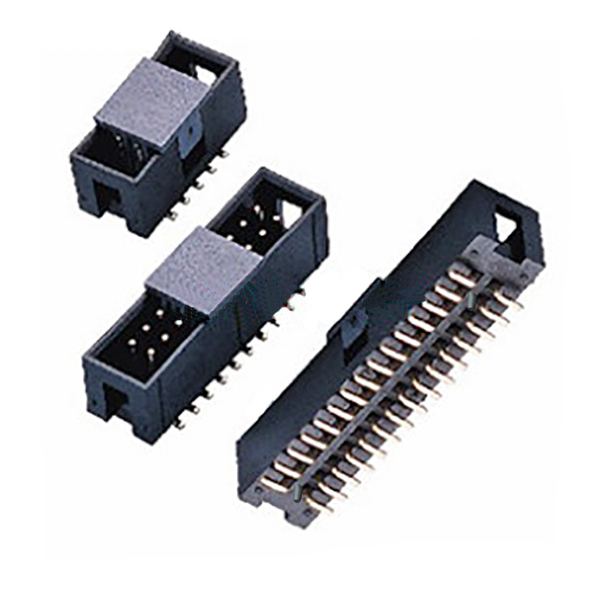 En-tête de boîte de 2,54 mm SMT H = 9,9 mm Connecteur Double Row