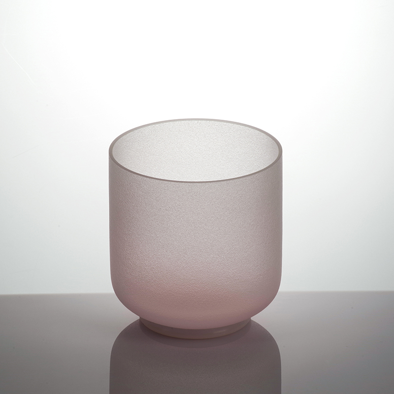 Q're pink crystal singing bowl