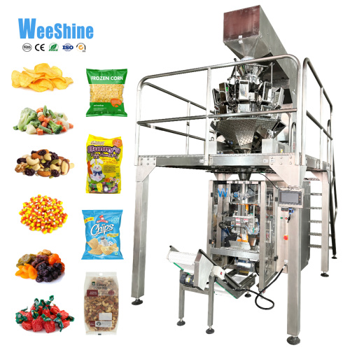 Máquina de envasado de grano de palomitas de papas fritas