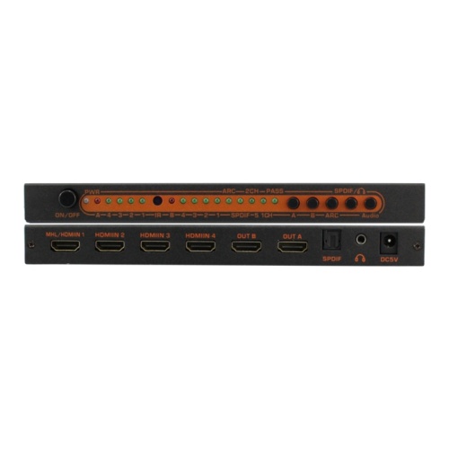 4 x 2 True Matrix High Speed HDMI Powered Switch
