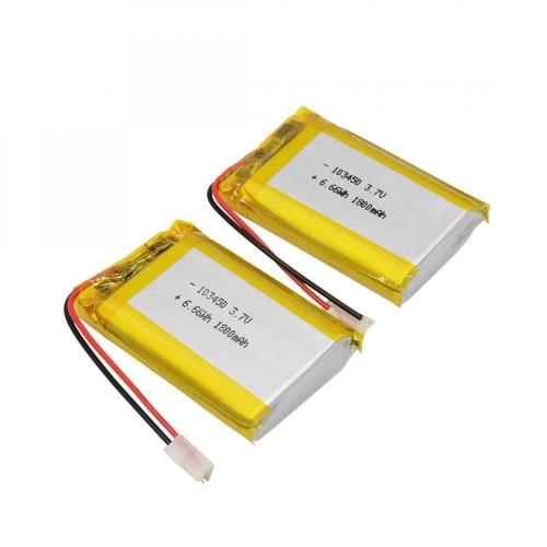 lithium polymer battery 103450 3.7V 1800mah for watch toy