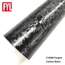 3D Forged Carbon Fiber Black Car Vinyl Film