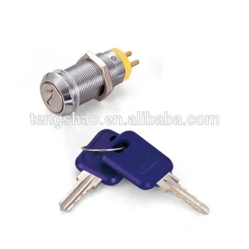 dustproof gaming flat key switch lock