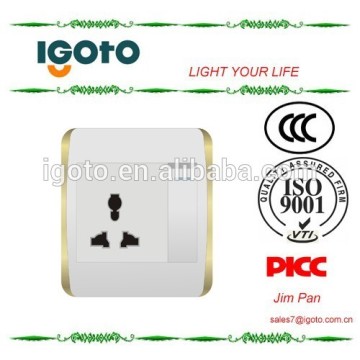 Colorful H RANGE British standard BS 1gang 13A MF universal switch socket