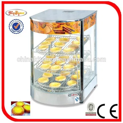food warmer showcase /KFC stainless steel electric food warmer showcase