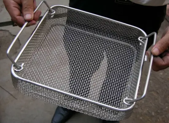Hospital disinfection surgery SS basket