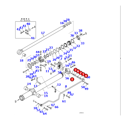707-79-90210 Valve Assembly For D375A-8 Bulldozer