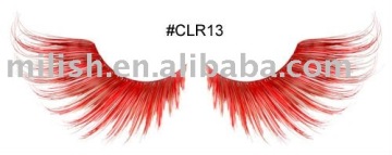 synthetic handmade color eyelashes extension ME-0019