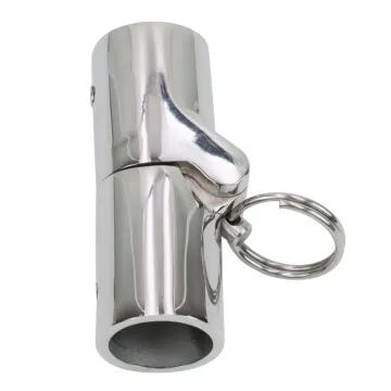 Marine Handrail 316 Stainless Steel Bimini Tee Swivel Joint Pipe Tube Fittings Adjustable Handrail Connector