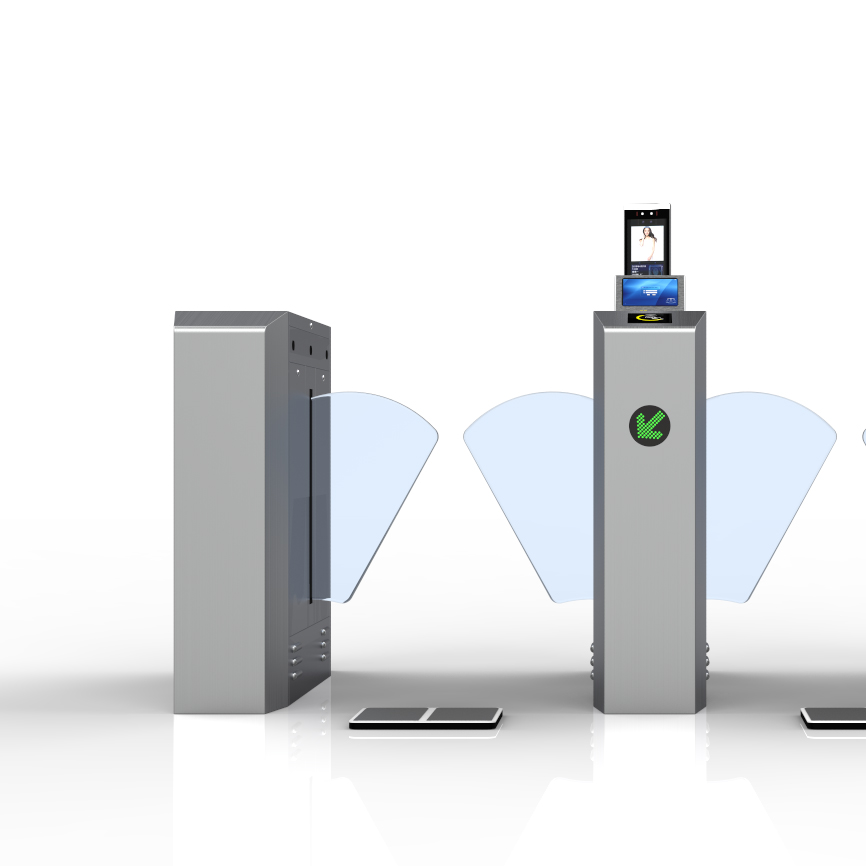 Flap Barrier Esd Turnstile Gate Access Control System