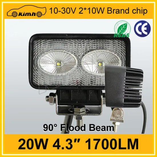 Hotsale automobile 4.3" led work light for agricultural 20w