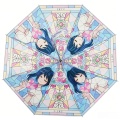 Parapluie droit transparent pour les déplacements des dames