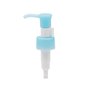 24mm Cleansing Oil Pump Blue Plastic Lotion Pump