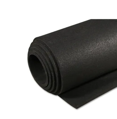 Gym special elastic wear-resistant rubber coil floor cushioning safety floor tile floor mat