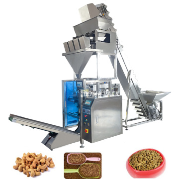 Automatic Multihead Weigher Pet Food Packaging Machine for Dog Treats and Cat Food