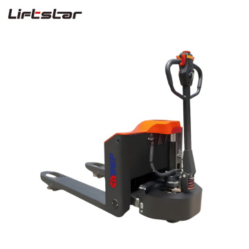 Movimentatore per pallet a corpo sottile con base di trasmissione arrotondata