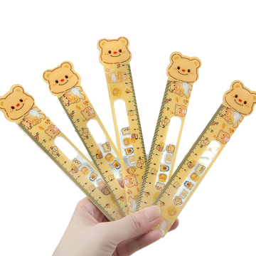 Kawaii Cartoon Bear 15cm Acrylic Ruler