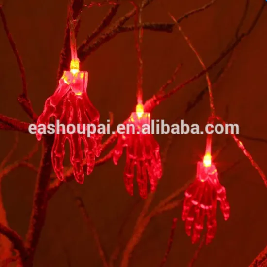 10 Halloween Bloody Hands Battery Strings Lights christmas/party decorations flash lights