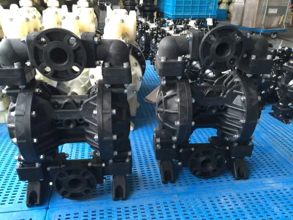 Aluminium Alloy Casing Air Compressor Double Diaphragm Pump Buna Diaphragm