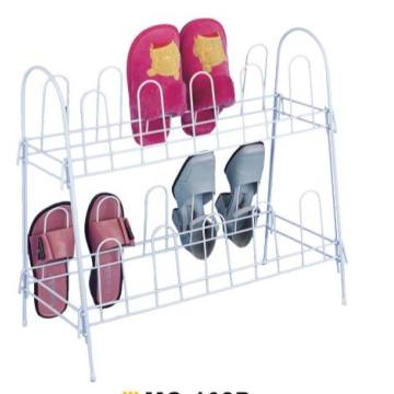 PE Coated 2 Tier Shoe Rack