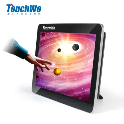 Black 13.3 inch touch desktop AIO pc