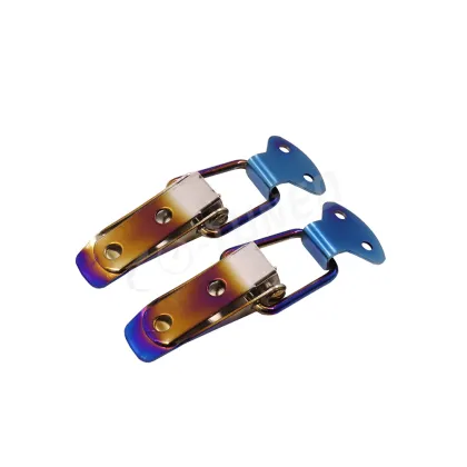 JDM Titanium Blue Bonnet Clip Burnt Blue Lock Clip Kits