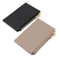 New minimalist designer quilted vertical card holder wallet