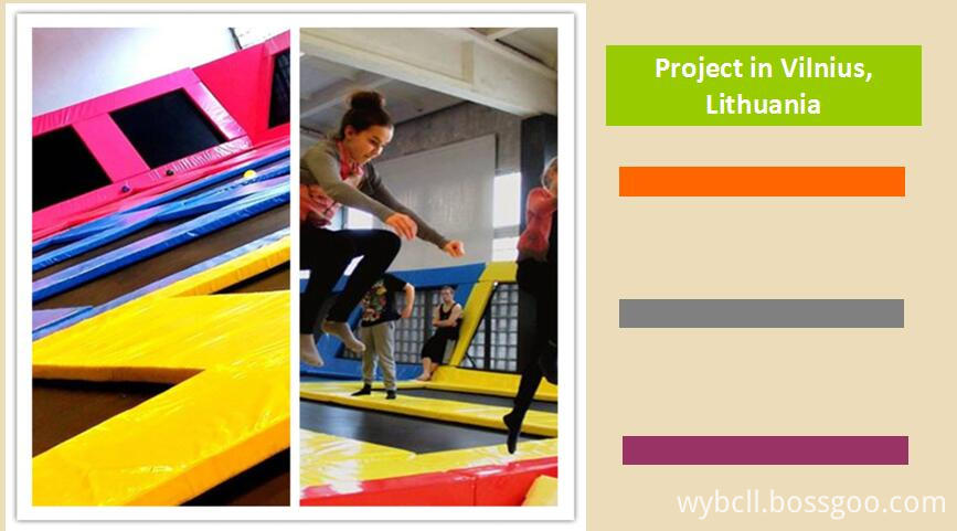 Projects of wall trampoline park