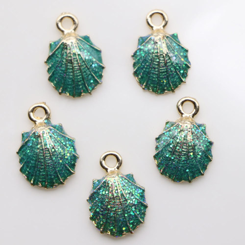 Glitter Sea Shell Beads For Girls Women Earring Pendant Making Fashion Bracelet Ornament Accessory