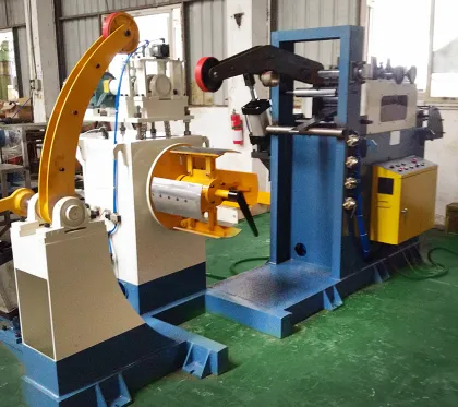 LIHAO High-Quality Steel Sheet Roller Decoiler and Straightener for Punch Press