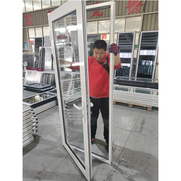 High Quality Keep Warm Thermal Break Aluminum Casement Door with Tempered Glass
