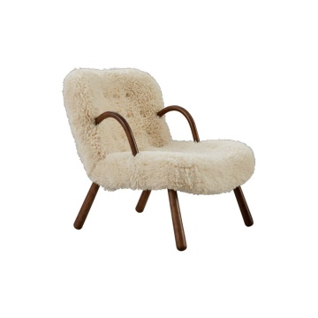 Chaise de chaise d&#39;ameublement de luxe chaises en tissu coloré avec avec des jambes en bois de cendres solides pour l&#39;hôtel