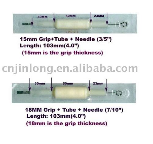 316 tattoo needle+dispable grip tubes