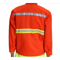 Reflective coat for sanitationworkers